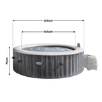 6-Person Greywood Deluxe Inflatable Hot Tub