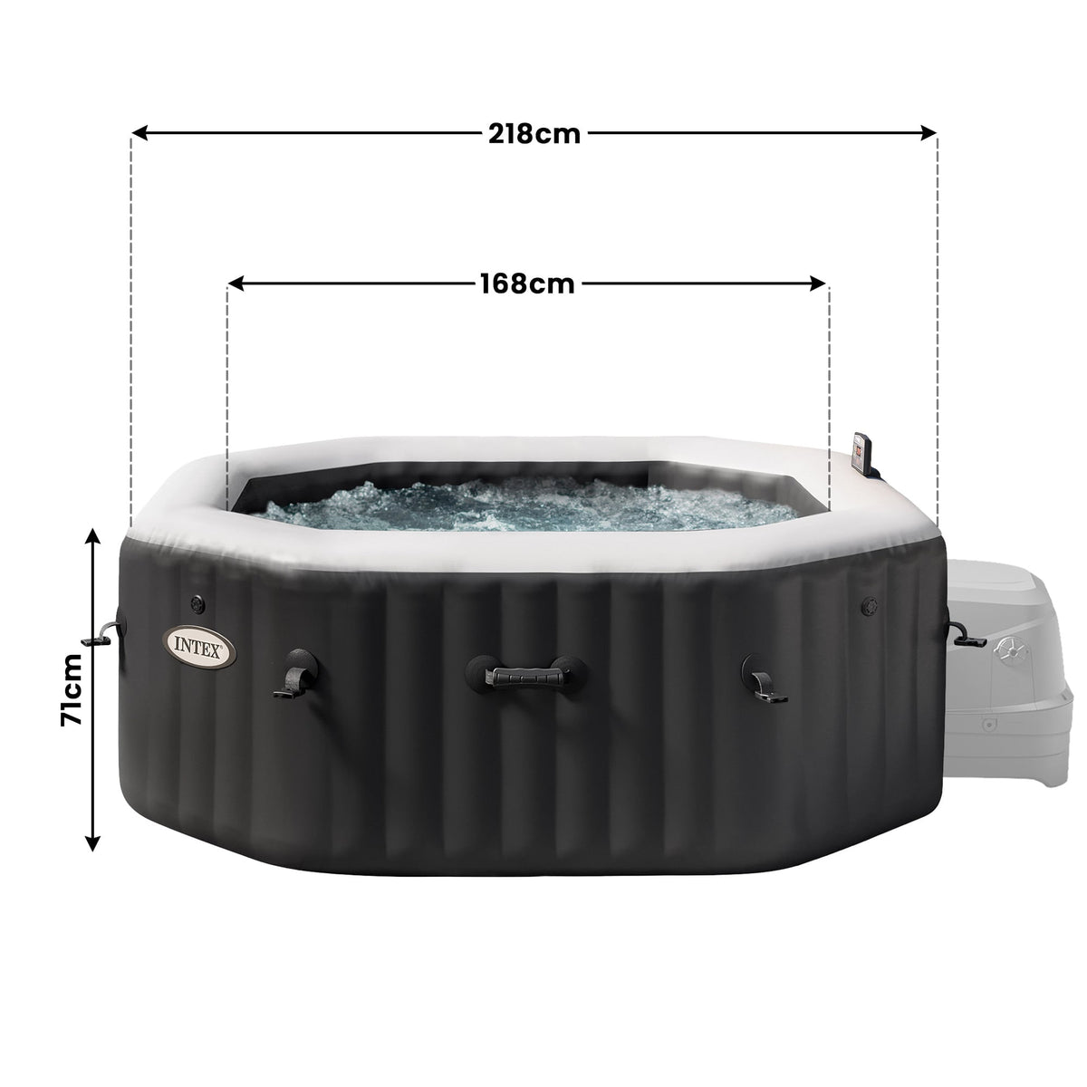 Inflatable Hot Tub Deluxe 6 Person
