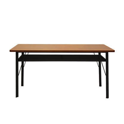 Functional Dining Table Storage Shelf 4-6 Seater 150cm  Adjustable