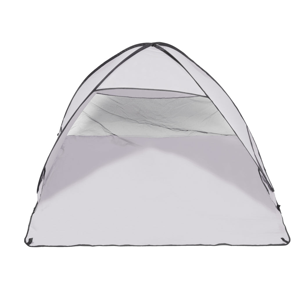Pop Up Beach Tent Caming Portable Grey