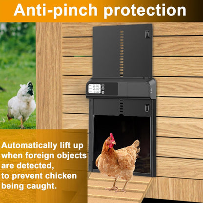 Automatic Chicken Coop Door With Timer 32x4x25cm