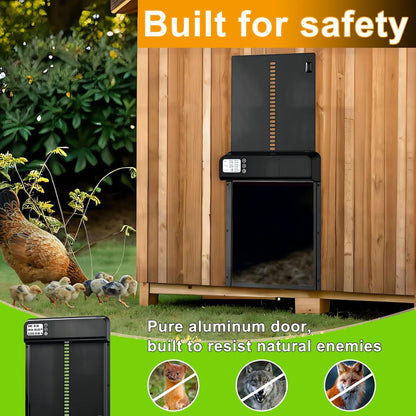 Automatic Chicken Coop Door With Timer 32x4x25cm