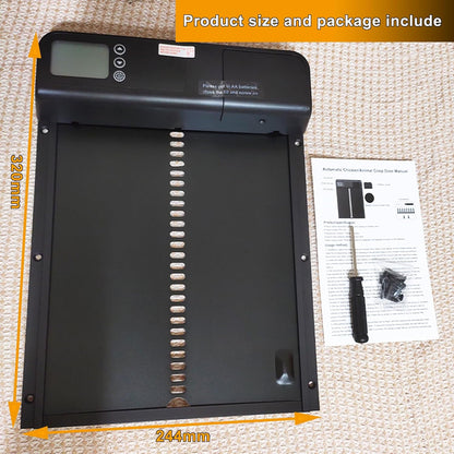 Automatic Chicken Coop Door With Timer 32x4x25cm