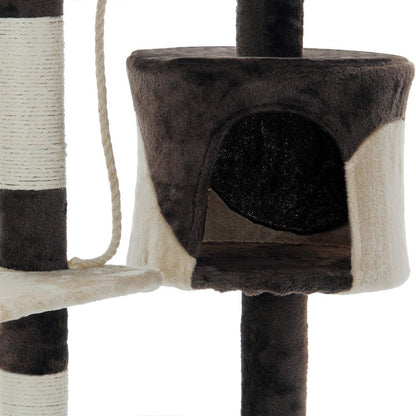 Cat Tree 140cm Plush Perch 40x140x40cm