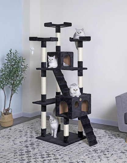 Cat Tree Tower 180cm 61x180x51cm