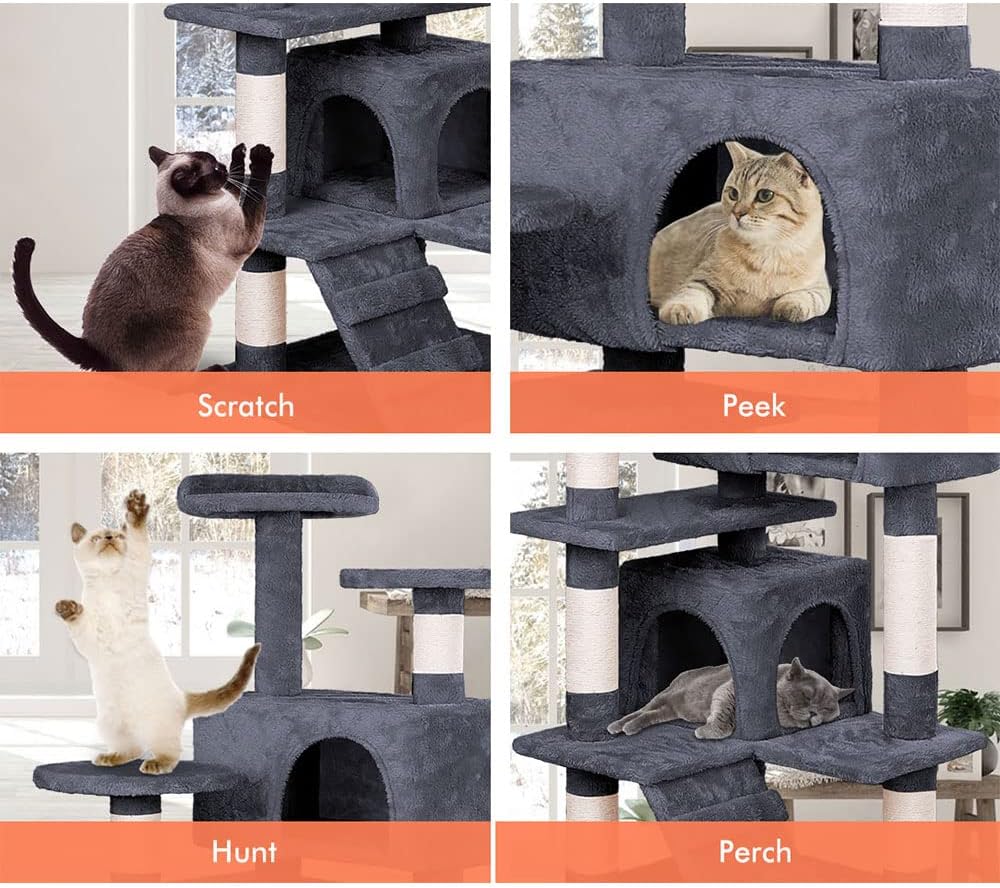 Cat Tree Tower Multi Level 50x134x50cm