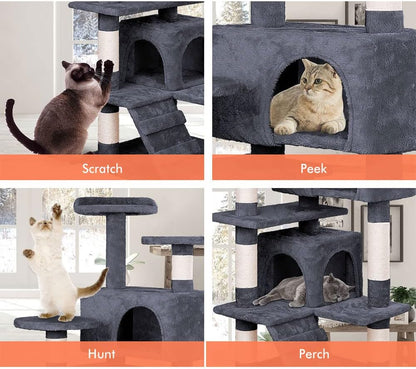 Cat Tree Tower Multi Level 50x134x50cm