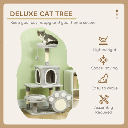 Cat Tree Tower Large Plush 48x110x40cm