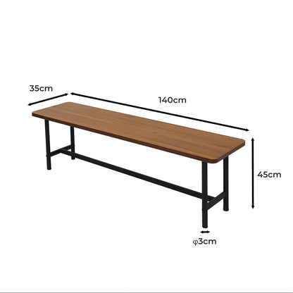 Elegant 1XDining Chairs Bench Chair 2-3 Seater140cm  Sleek Modern