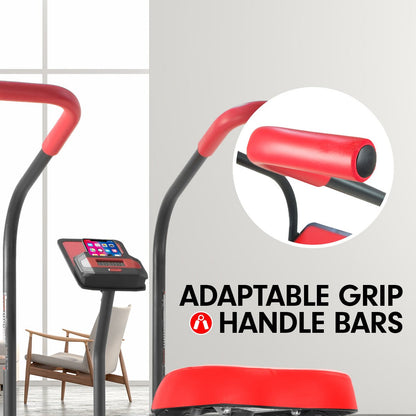 Air Resistance Fan Exercise Bike for Cardio - Red