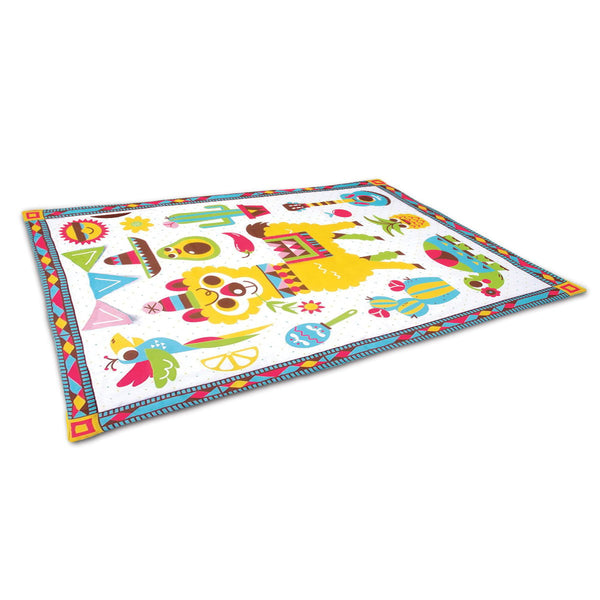  Kids Baby Activity Playmat to Bag with Musical Rattle