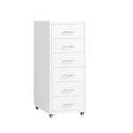 6 Drawer Office Cabinet Drawers White