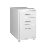 3 Drawer Office Drawers Cabinet White