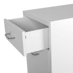 4 Drawer Office Drawers Cabinet White