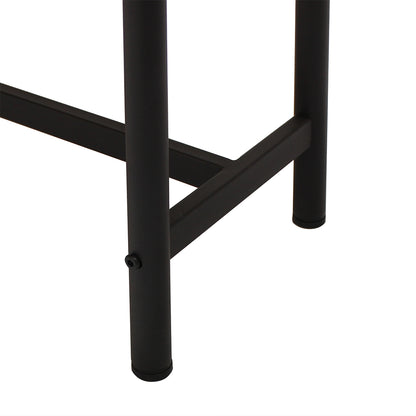 Modern 1x Dining Table +1x Bench Set Steel Home Kitchen Farmhouse