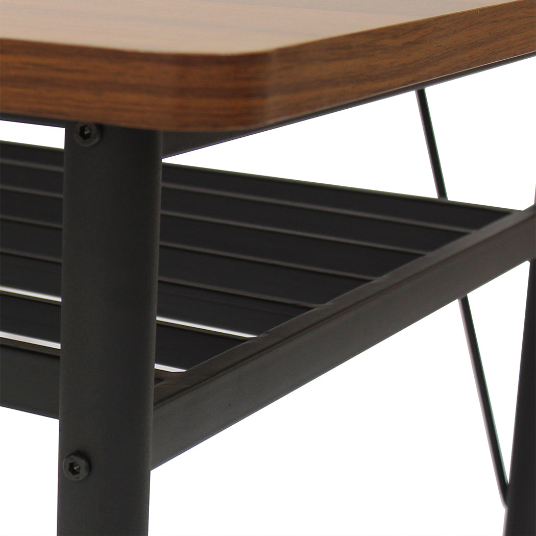 Functional Dining Table Storage Shelf 4-6 Seater 150cm  Adjustable