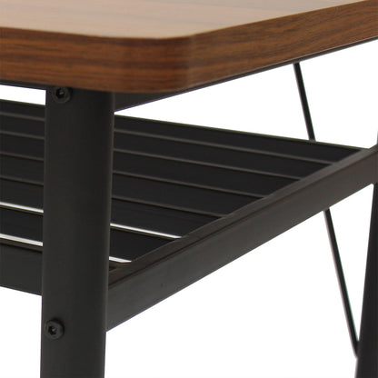 Functional Dining Table Storage Shelf 4-6 Seater 150cm  Adjustable