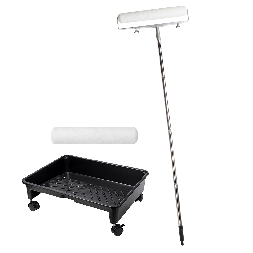 Paint Roller Set Extendable Pole Kit 60x37x11cm