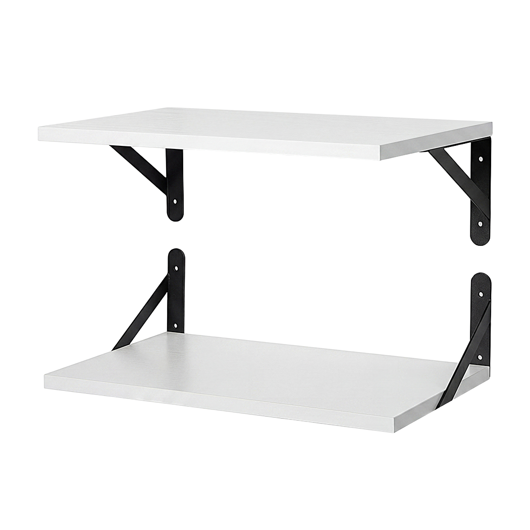 Floating Wall Shelves 2pc Deep Mounted | HomeAndLiving - 9