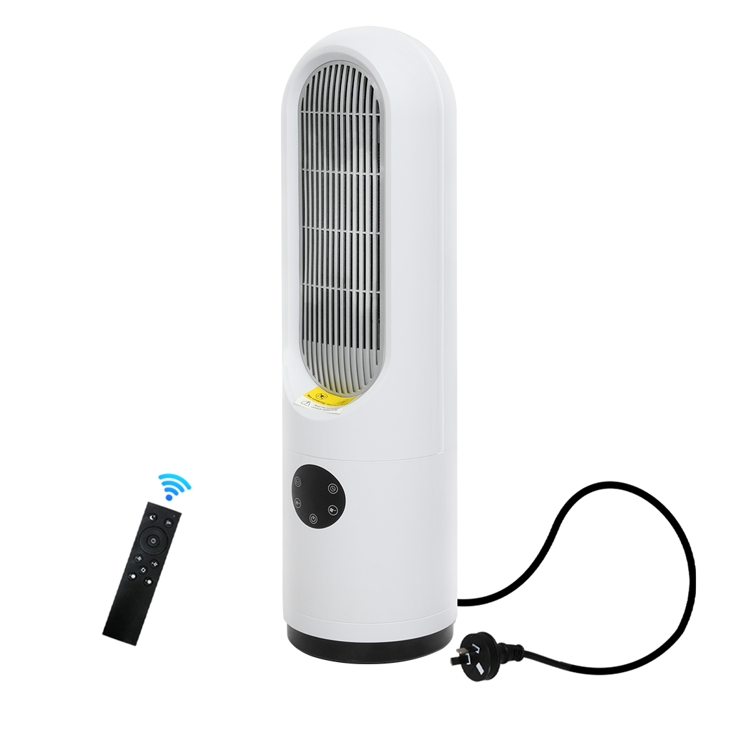 Elegant Portable Electric Heater Fan 1200W Home Office  Sleek Modern