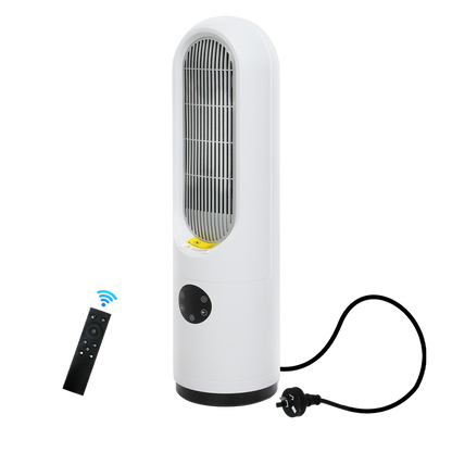 Elegant Portable Electric Heater Fan 1200W Home Office  Sleek Modern