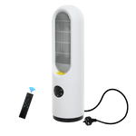 Elegant Portable Electric Heater Fan 1200W Home Office  Sleek Modern