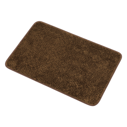 Non Slip Door Mat Brown 80x50x1cm