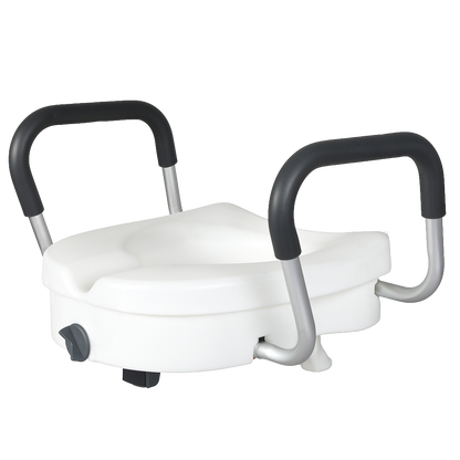 Raised Toilet Seat With Handles 41x49x45cm