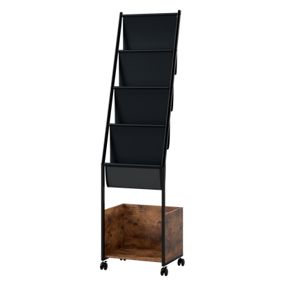 Vinyl Record Stand Storage Rack 39x30x150cm