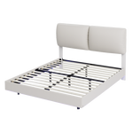 Compact Queen Floating Bed Frame  Premium Quality Build Classic