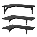 Corner Floating Shelves 3pc L-Shaped Wall | HomeAndLiving