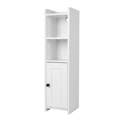 Levede Bathroom Cabinet Storage Slim Organiser Toilet Paper Storage 78.5cm White