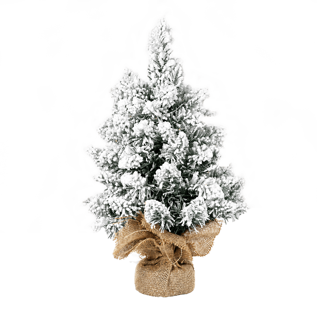 Mini Christmas Tree Snow Flocked 10.5x10.5x49cm