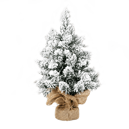 Mini Christmas Tree Snow Flocked 10.5x10.5x49cm