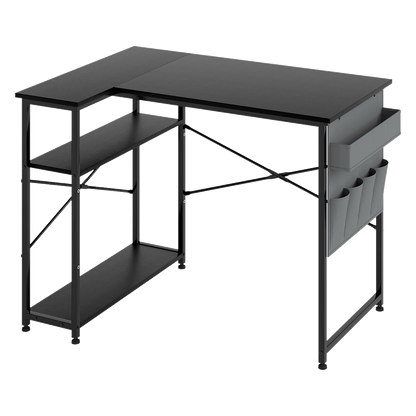 L-Shaped Gaming Desk Corner Table 100x70x75cm