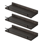 Floating Wall Shelves Set 3 Paulownia Wood | HomeAndLiving