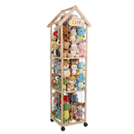 Kids Toy Storage Tower Pine Wood 150cm | HomeAndLiving