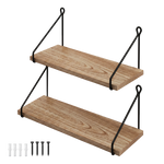 Floating Wall Shelves Rustic Set 2 | HomeAndLiving