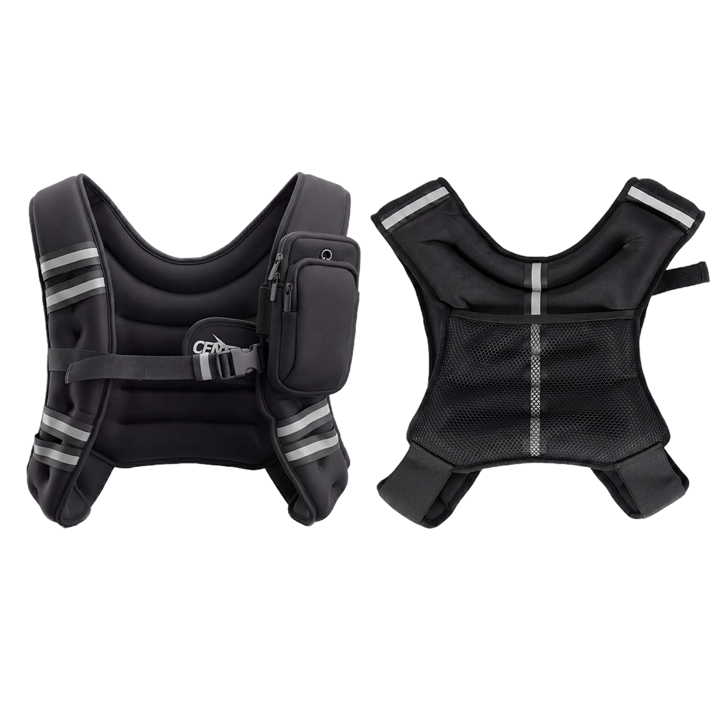Centra 5.5kg Weighted Vest Adjustable Workout Weight Jacket Exercise Training