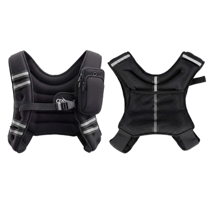 Centra 5.5kg Weighted Vest Adjustable Workout Weight Jacket Exercise Training
