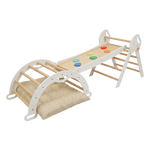 Kids Climbing Set Triangle Arch Rocker Indoor | HomeAndLiving