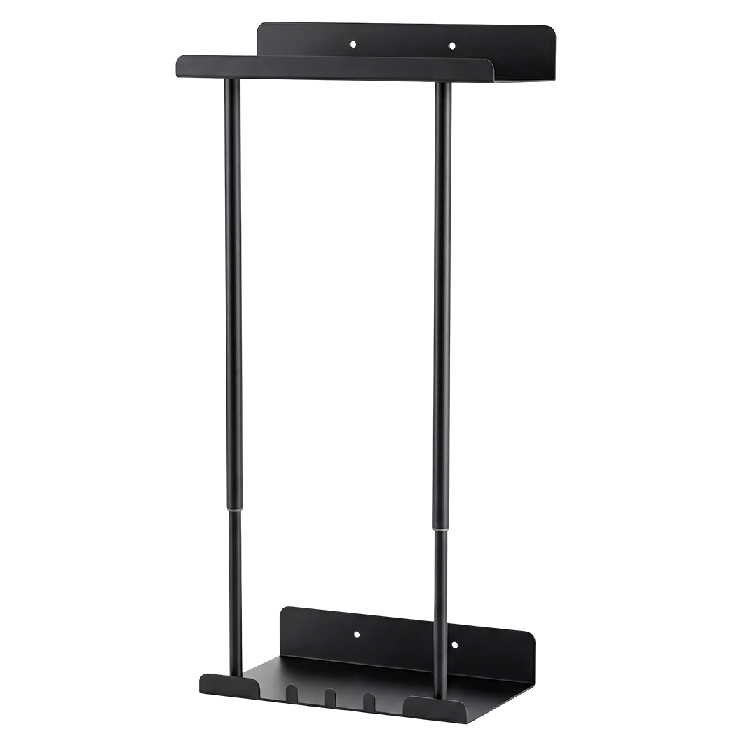 Wall Mounted Towel Rack 3 Hooks Adjustable | HomeAndLiving - 9