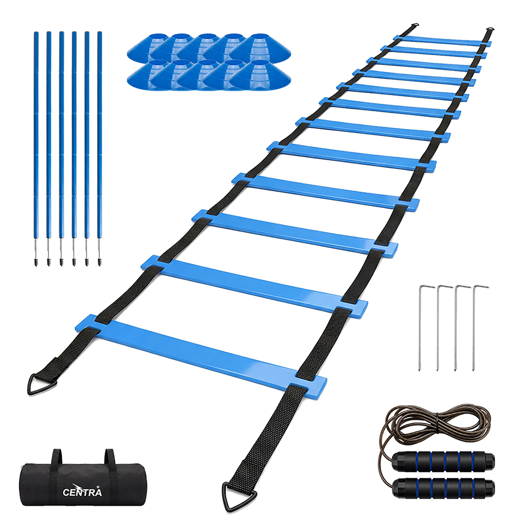 Soccer Agility Training Set Poles Ladder | HomeAndLiving - 9