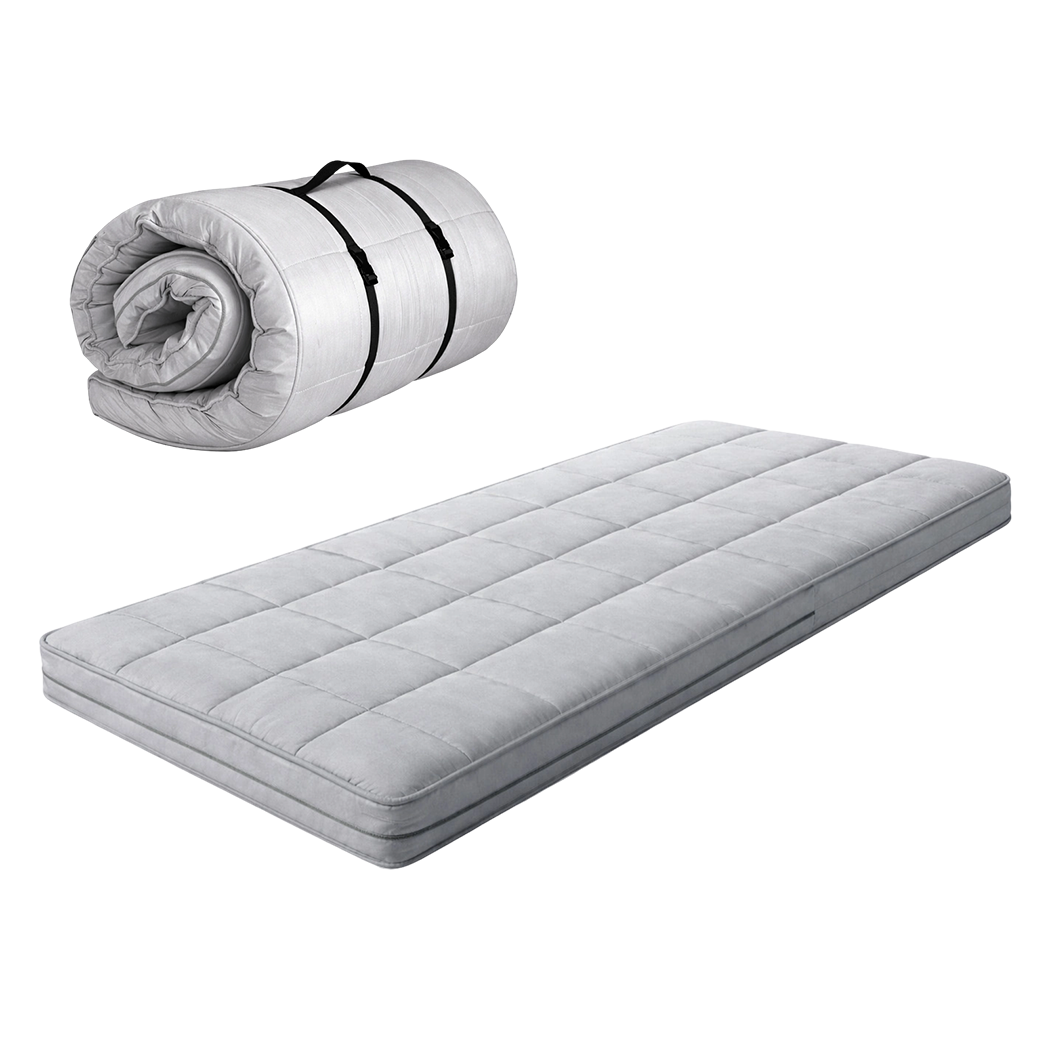 Portable Foam Mattress Single 190x75x10cm