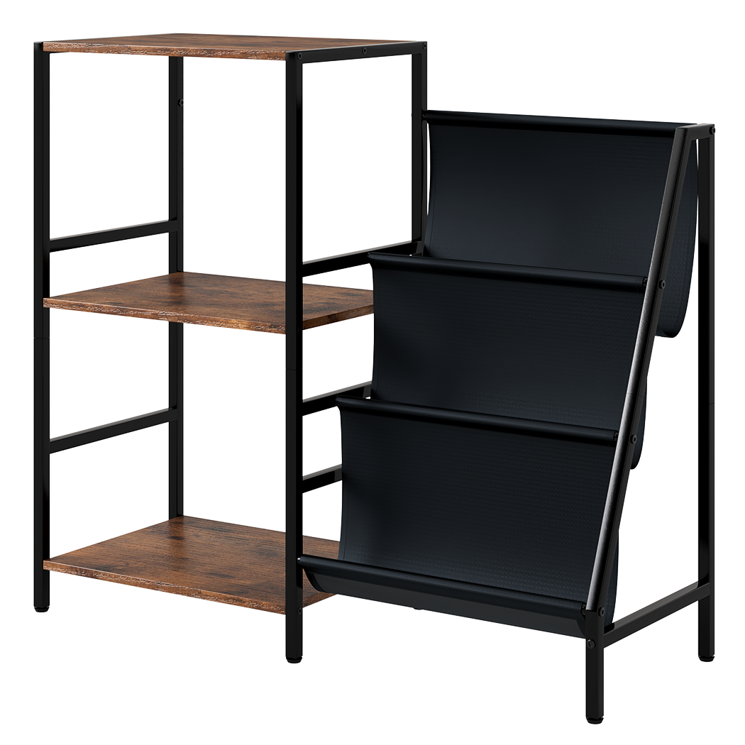 Vinyl Record Stand 3 Tier 84x30x74cm