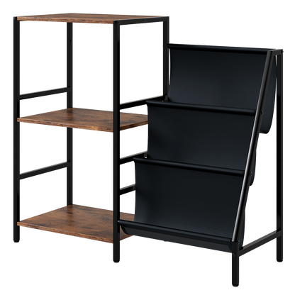 Vinyl Record Stand 3 Tier 84x30x74cm