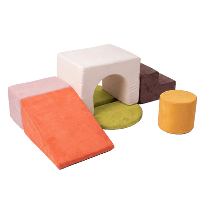 Bopeep Kids Climbing Foam Blocks Playset 7Pcs Toddler Soft Couch Crawl Play Toys