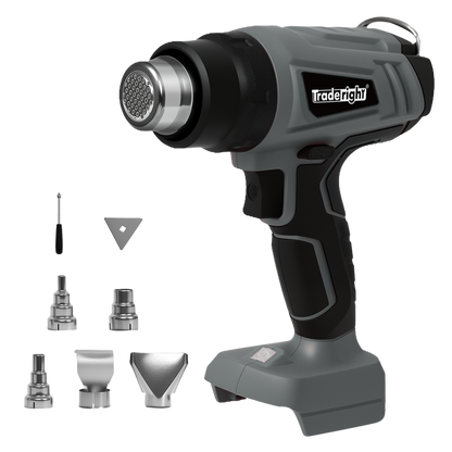 Cordless Heat Gun Kit 500°C 17x7.5x20.5cm