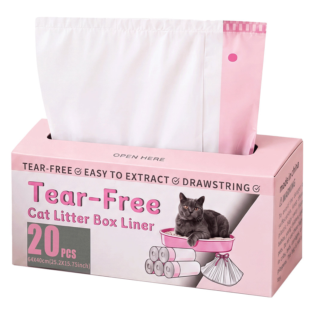 Cat Litter Bags Drawstring Large 64x40cm