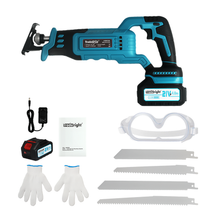 Cordless Reciprocating Saw Kit 21V 2x4.0cm